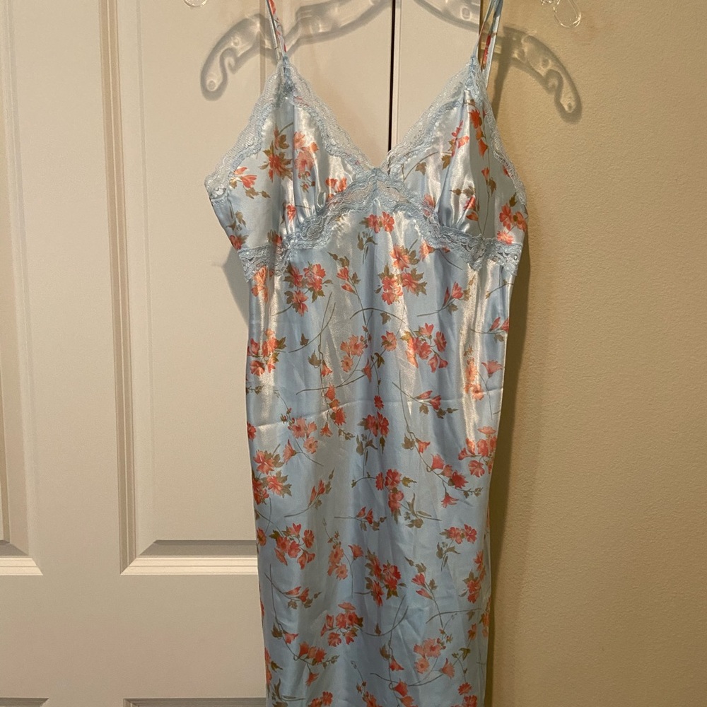 floral slip dress